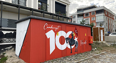 Samsun’da resimli elektrik trafoları