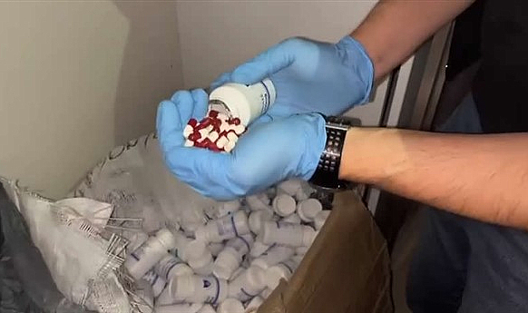 Samsun'da uyuşturucu hap operasyonu