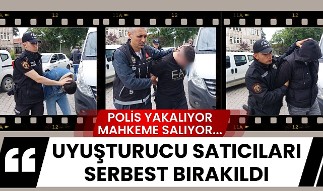 Samsun'da uyuşturucu ticareti yapan 3 kişi serbest bırakıldı