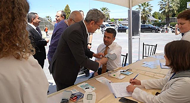 Samsun'da vatandaşın tansiyonu ölçüldü