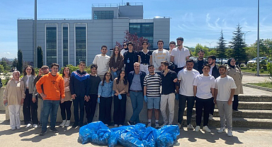 Samsun Üniversitesi’nde çevre kirliliğine dikkat çekildi