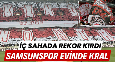 Samsunspor 27 yıllık rekoru yakaladı