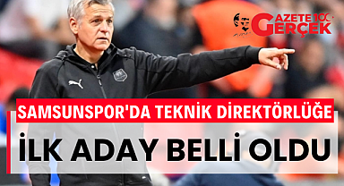 Samsunspor'da teknik direktörlüğe ilk aday belli oldu