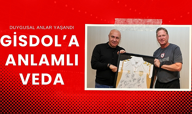 Samsunspor'dan Gisdol'a veda töreni