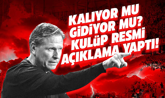 Samsunspor Kulübün'den Gisdol'un kalıp kalmayacağı ile ilgili resmi açıklama yapıldı