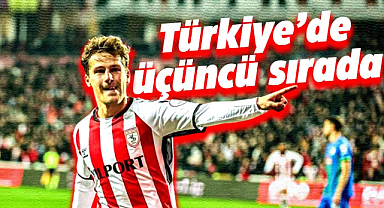 Samsunsporlu Holse bu istatistikte 3. sırada!