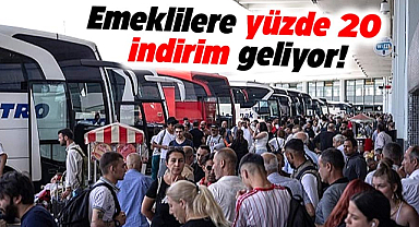 Şehirlerarası otobüslerde emeklilere yüzde 20 indirim geliyor