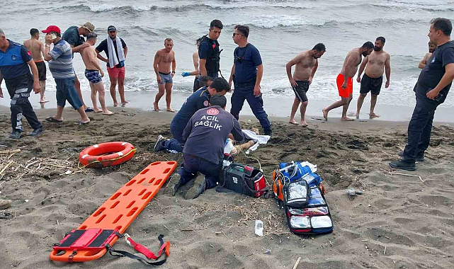 Serinlemek için denize girdi boğuldu
