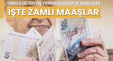 Sosyal yardım, 65 yaş aylığı, evde bakım maaşı, engeli maaşı alanlara müjde! İşte zamlı yeni maaşlar