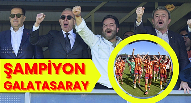 Süper Lig'de şampiyon Galatasaray
