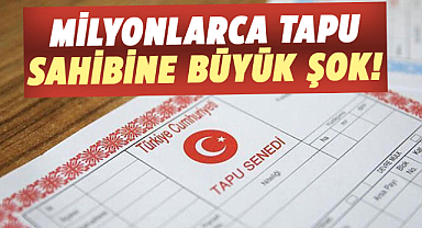 Tapu sahiplerine büyük şok: Rekor e-haciz işlemi!