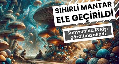 Uyuşturucu operasyonunda sihirli mantar ele geçirildi! 18 gözaltı