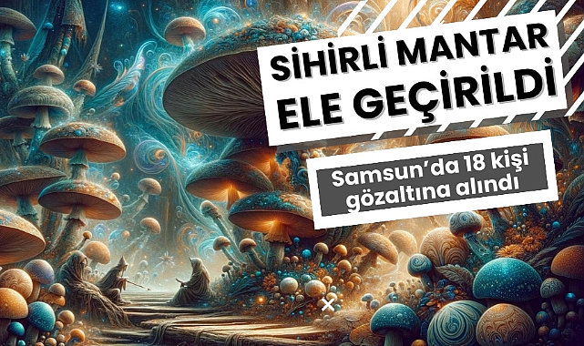 Uyuşturucu operasyonunda sihirli mantar ele geçirildi! 18 gözaltı