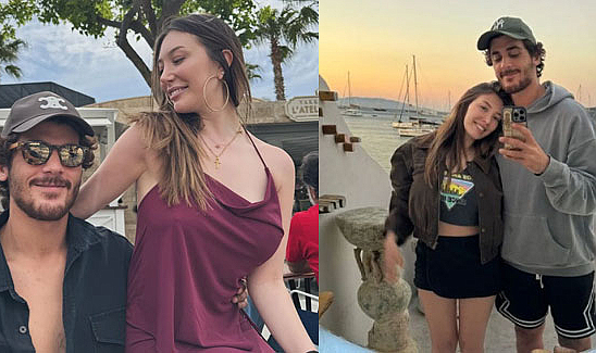 Yasmin Erbil'in aşk pozları