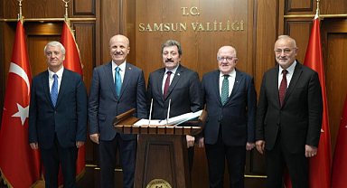 YÖK Başkanı Erol Özvar Samsun'da 