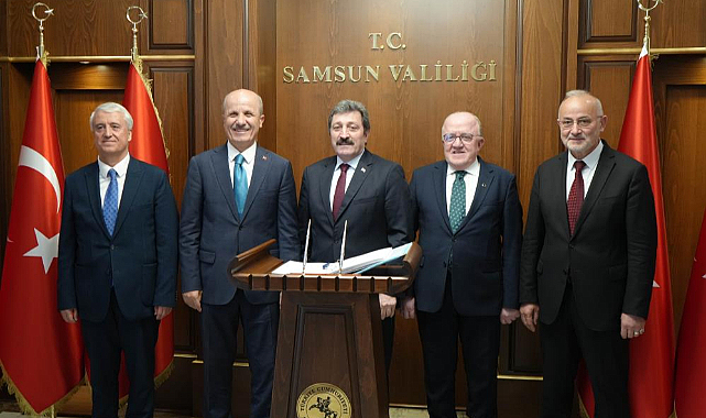 YÖK Başkanı Erol Özvar Samsun'da 