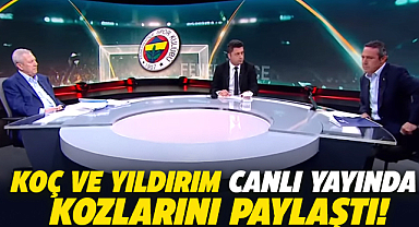Ali Koç ve Aziz Yıldırım Habertürk canlı yayınında kozlarını paylaştı