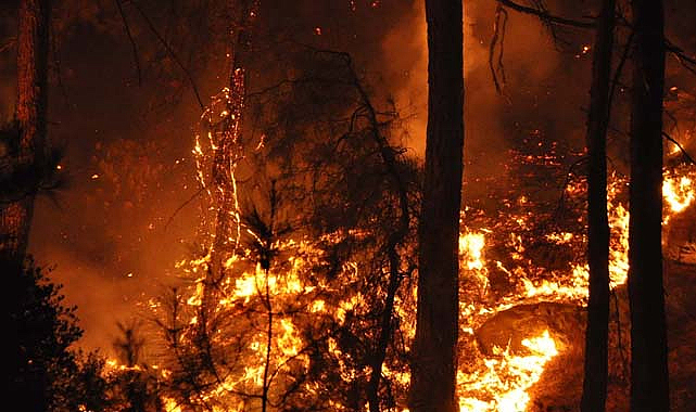 Antalya'da da alevlere karşı mücadele