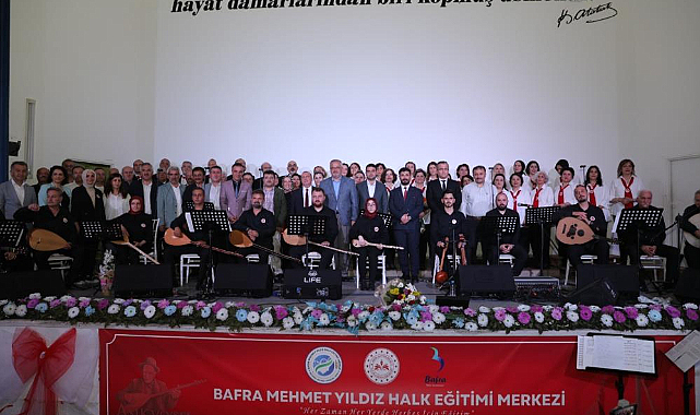 Bafra'da Türk müziği konseri düzenlendi