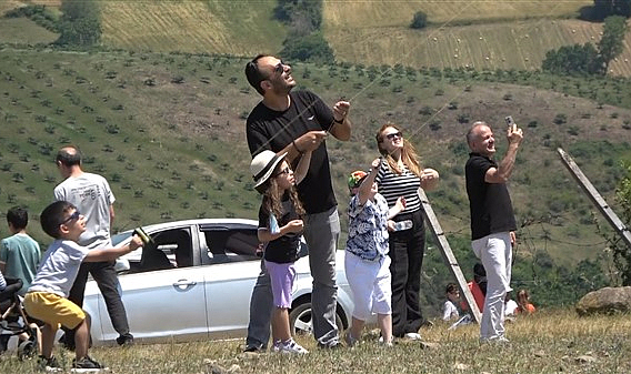 Bafra'da Uçurtma Şenliği düzenlendi