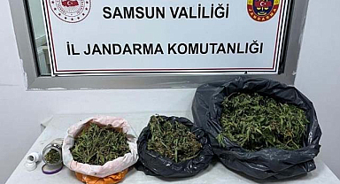 Çarşamba’da kubar esrar ele geçirildi
