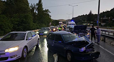 Çorum'da zincirleme kazada 8 kişi yaralandı