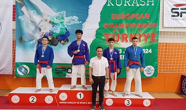 Diyarbakırlı kuraşcılar Avrupa şampiyonu oldu