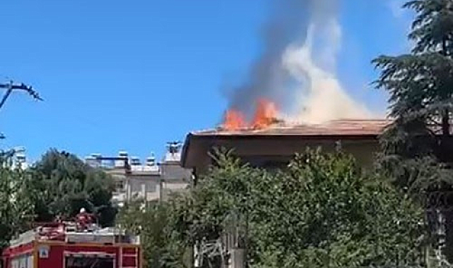 Elazığ'da trafo yangını paniğe neden oldu