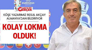 Gazete Gerçek köşe yazarı Resul Akçay Türkiye Portekiz maçını yazdı