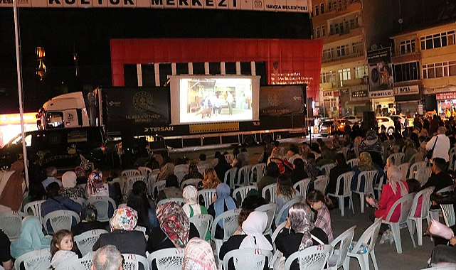 Havza’da açık hava konseri ve sinema