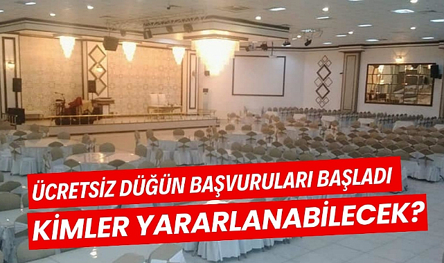 İlkadım'da ücretsiz düğün başvuruları başladı