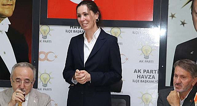 Karaaslan, Havza'da bayramlaşma programına katıldı