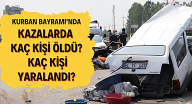 Kurban Bayramı'nda trafik kazalarında kaç kişi öldü? kaç kişi yaralandı?