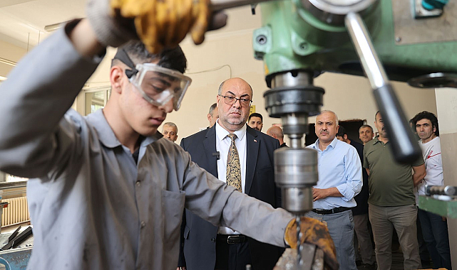 Meslek liseleriler Dulkadiroğlu için üretiyor