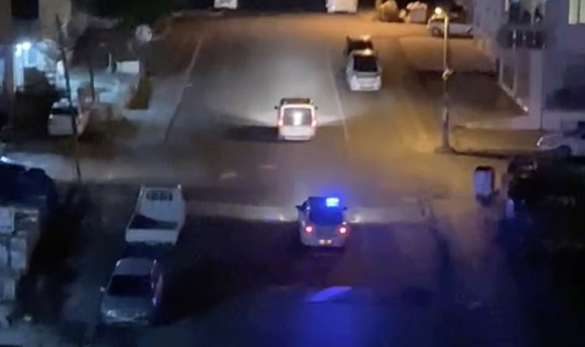 Polis ekiplerinin kovaladığı aracın sürücüsü ehliyetsiz çıktı