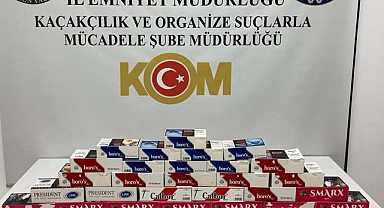 Samsun'da 5 bin 600 adet kaçak makaron ele geçirildi