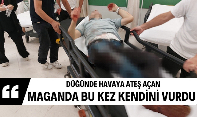 Samsun'da düğünde hayavaya ateş açan maganda kendini vurdu