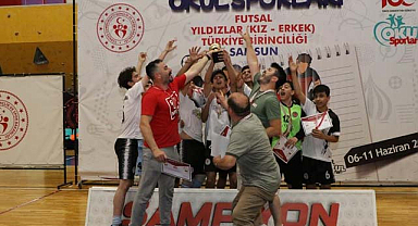 Samsun'da Futsal müsabakaları sona erdi