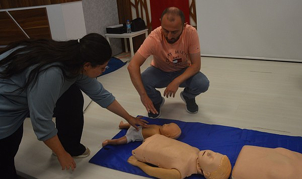 Samsun’da Gençlik ve Spor Müdürlüğü personeline ilk yardım eğitimi