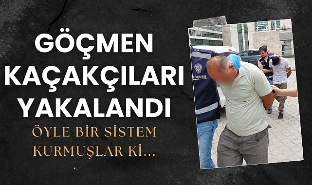 Samsun'da göçmen kaçakçıları yakalandı