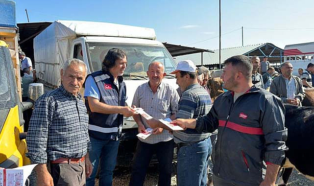 Samsun'da hayvan pazarında sahte paraya karşı uyarı