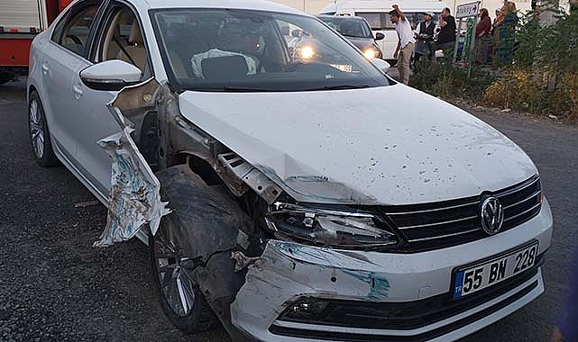 Samsun'da kaza! 3 kişi yaralandı