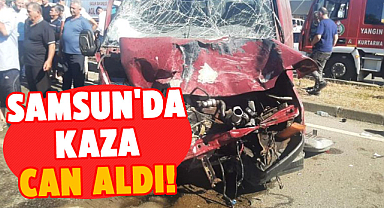 Samsun'da kaza can aldı!