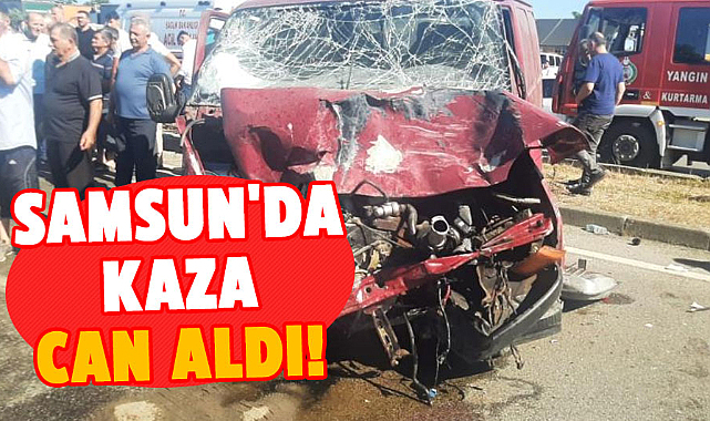 Samsun'da kaza can aldı!
