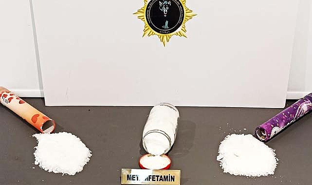 Samsun'da konfeti kutusuna gizlenmiş uyuşturucu yakalandı