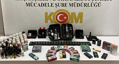 Samsun’da mültecinin evine kaçak elektronik sigara baskını
