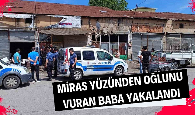 Samsun'da oğlunu tüfekle yaralayan baba yakalandı
