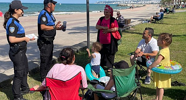 Samsun'da polisten boğulma vakalarına karşı vatandaşa uyarı