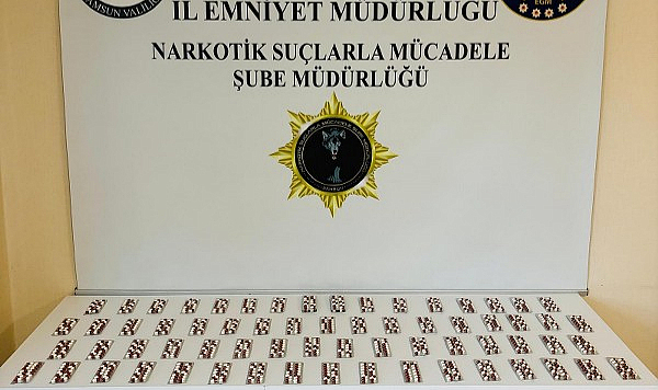 Samsun'da sentetik ecza operasyonu 1 kişi tutuklandı