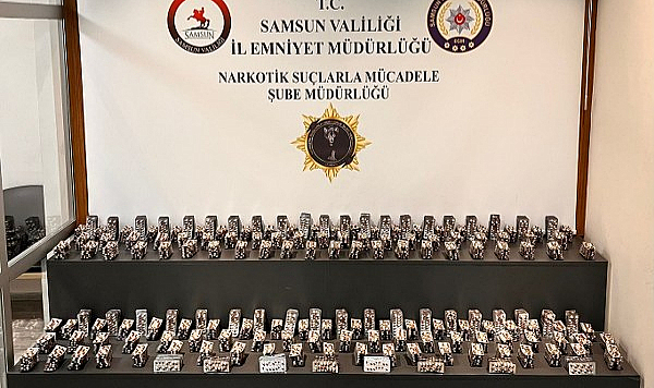 Samsun'da uyuşturucu operasyonu 20 bin hap ele geçirildi
